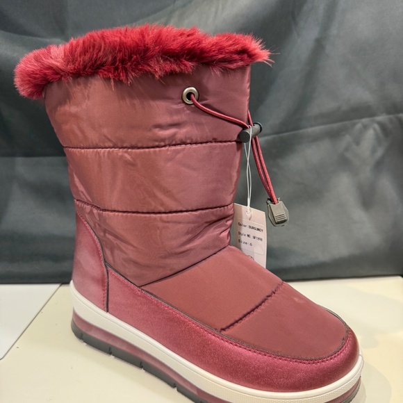 Women BOOTS Nelong waterploof  fur line - Picture 1 of 7